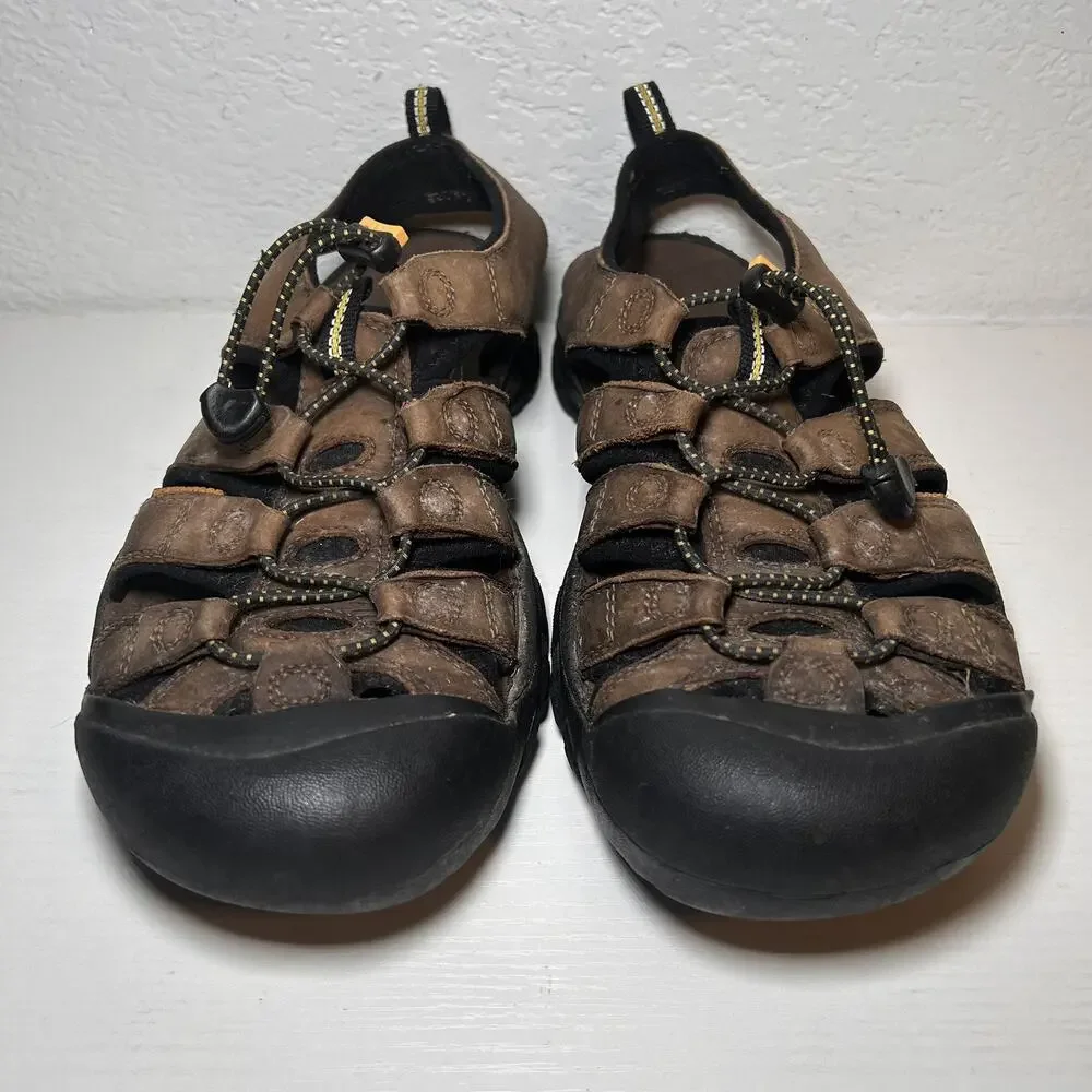 KEEN Newport Sandals Leather Waterproof Mens Size 10.5 44 Sport Shoes Closed Toe